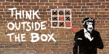 Think Outside of the Box by Masterfunk Collective art print