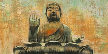 Buddha the Enlightened by Dario Moschetta art print