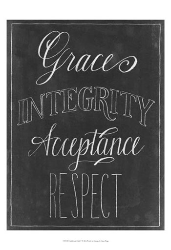 Chalkboard Faith V by Grace Popp art print