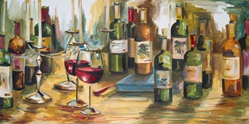 Wine Room by Heather A. French-Roussia art print