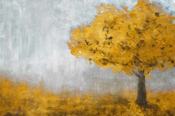 Yellow Eternal Tree by Walt Johnston art print
