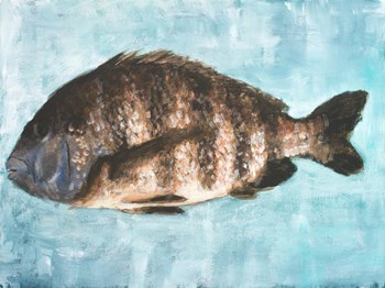 Hooked on Fishing by Walt Johnston art print