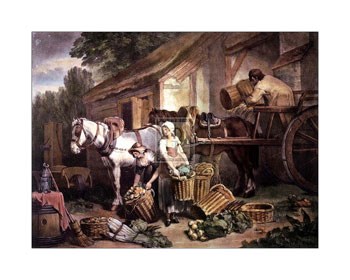 Preparing for Market by Francis Wheatley art print