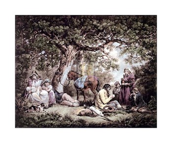 Travellers by George Morland art print