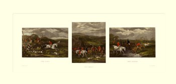 Hunting [3 Up] by William Shayer art print