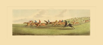 Epsom: Running by Henry Alken Jr. art print