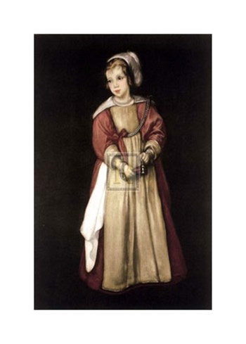 Girl with a Bell by Cornelius De Vos art print