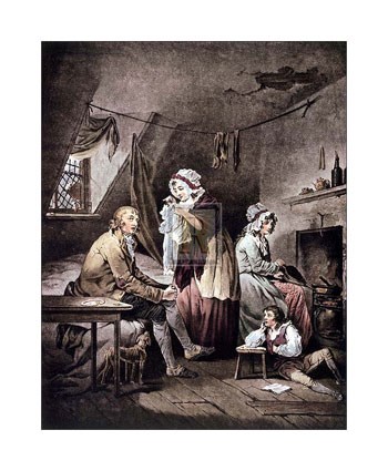 Effects of Extravangance &amp; Idleness by George Morland art print