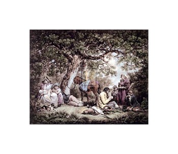 Travellers by George Morland art print