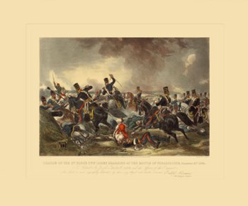 Charge of the 3Rd Light Dragoons by Henry Martens art print