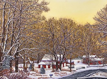 Boston Hill Road by Thelma Winter art print