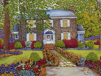 Historic Home by Thelma Winter art print