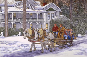Chautauqua - Hitching A Ride by Thelma Winter art print