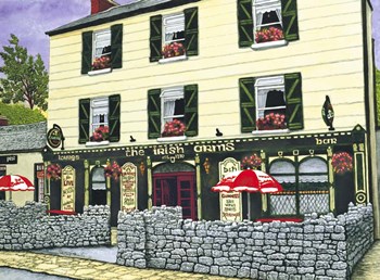 Ireland - Irish Arms Pub by Thelma Winter art print