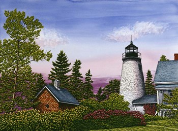Dice Head Lighthouse by Thelma Winter art print