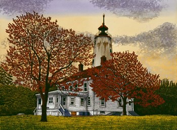 Sandy Hook Lighthouse by Thelma Winter art print