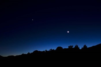 Crescent Moon Zion by Thomas Haney art print