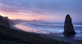 Rock Pillar wide view by Thomas Haney art print