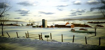 Winter Landscape 9 by Thomas Linker art print