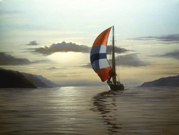 Red, White and Blue by Thomas Linker art print