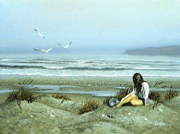 Day on the Beach 12 by Thomas Linker art print