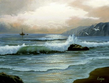 Waves 9 by Thomas Linker art print