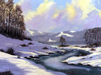 Mettawee Valley, Vt by Thomas Linker art print