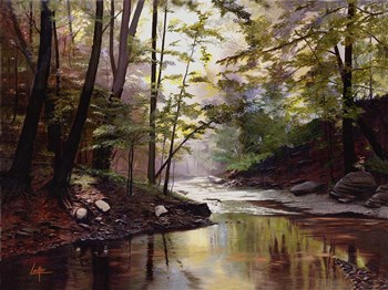 Along The Wisschickon by Thomas Linker art print