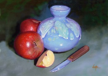 Apples Vase by Thomas Linker art print