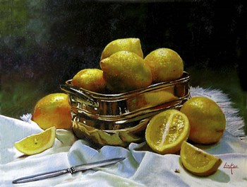 Lemons 2 by Thomas Linker art print