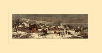 Winter by William Shayer art print