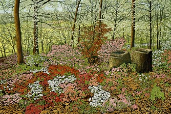Azalea Garden by Thelma Winter art print