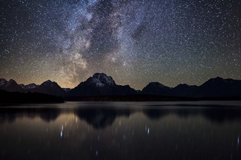 Jackson Lake Milky Way by Darren White Photography art print