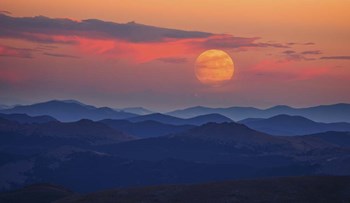 Supermoon at Sunrise by Darren White Photography art print