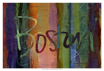 Abstract Boston by Sisa Jasper art print