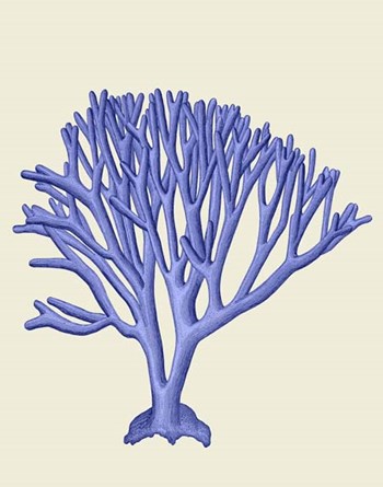 Blue Corals c by Fab Funky art print