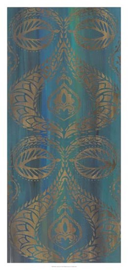 Blue Arabesque I by Chariklia Zarris art print