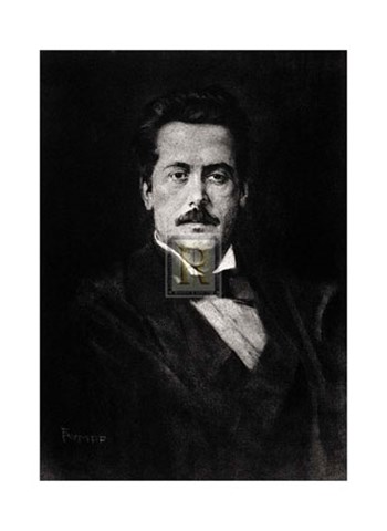 Puccini by Fritz Rumpf art print