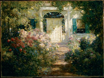 Doorway And Garden by Abbott Fuller Graves art print