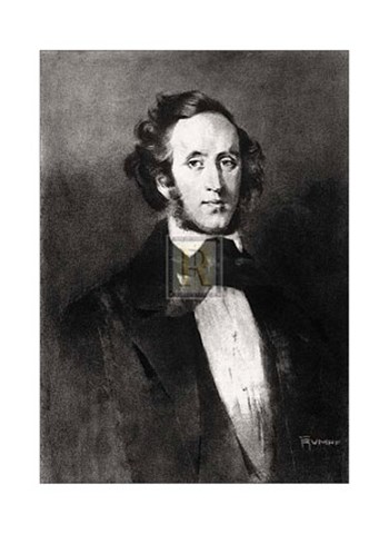 Mendelssohn by Fritz Rumpf art print