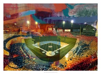 Sox Stadium, Chicago by Sisa Jasper art print