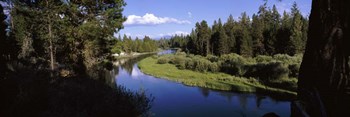 River at Don McGregor Viewpoint, Oregon by Panoramic Images art print