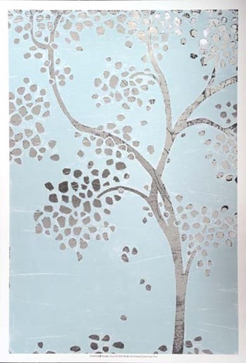 Metallic Tree I - Metallic Foil by June Erica Vess art print
