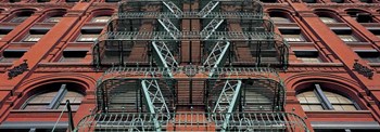 The Puck Building Facade, Soho, NYC by Richard Berenholtz art print