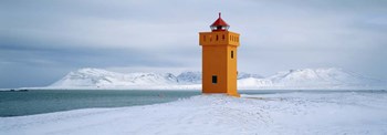 Krossnes lighthouse, Iceland by Jean Guichard art print
