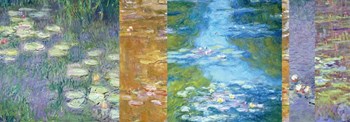Waterlilies II by Claude Monet art print