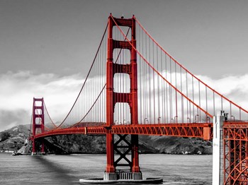 Golden Gate Bridge, San Francisco by Pangea Images art print
