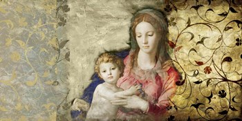 Virgin Mary (after Bronzino) by Simon Roux art print
