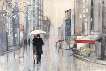 Spring Rain New York by Julia Purinton art print
