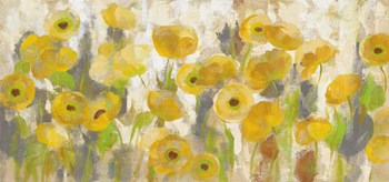 Floating Yellow Flowers I by Silvia Vassileva art print